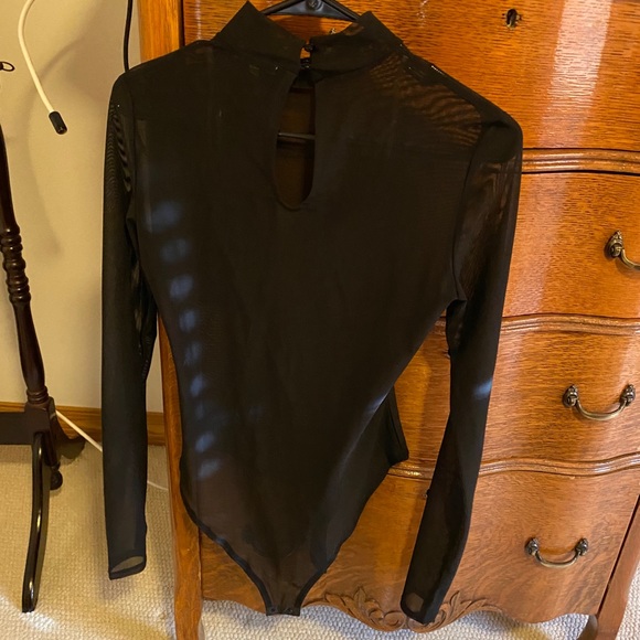 Black see through bodysuit - Picture 4 of 4